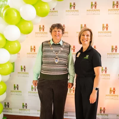 Havering Mayor Sue Ospreay with Chamber Chair Janet Smyth Havering Mayor Sue Ospreay with Chamber Chair Janet Smyth