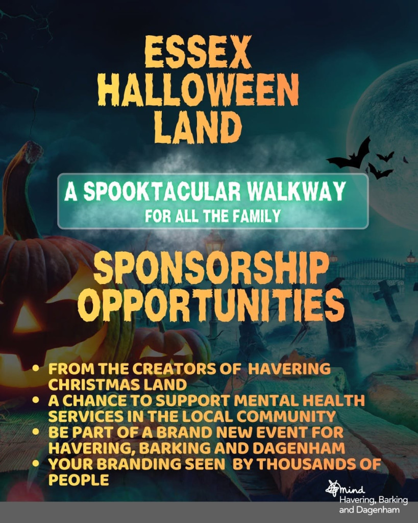 Havering Mind Looking for Sponsors for Essex Halloween Land